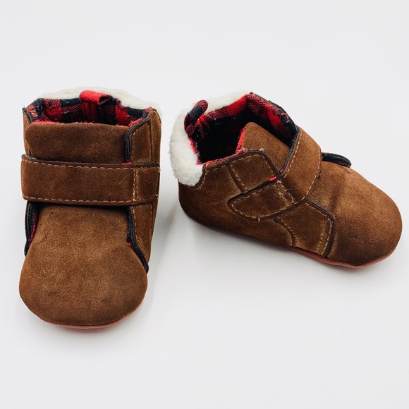 Target Other - Faux Suede Sherpa lLined Hipster Baby Booties 3-6m